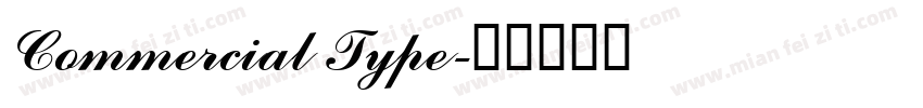Commercial Type字体转换